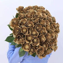 Load image into Gallery viewer, Golden Frost Rose Bouquet - Rosaholics