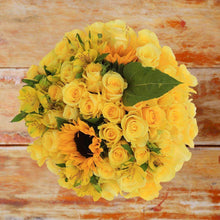 Load image into Gallery viewer, Golden Sun Flower Bouquet - Rosaholics
